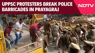 Prayagraj Protest Latest | UPPSC Protesters Clash With Police Over Exam Schedule In UP's Prayagraj