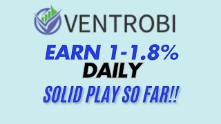 VENTROBI!! MY 11TH WITHDRAWAL JUST LANDED!!  EARN 1-1.6% DAILY!!