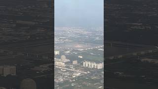 Wat Phra Dhammakaya from Flight landing in Bangkok #buddhism #buddha #thailand #shorts