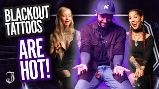 What Do These Artists Think About Blackout Tattoos? | Tattoo Artists React