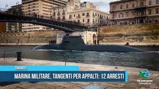 Taranto Marina Militare tangenti per appalti 12 arresti TG Teleregione 20 02 20220 1