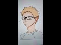 tsukishima for the win tsukki and hinata tea spiller lib