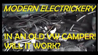 VW Camper TDI ENGINE SWAP - Installing the harness and getting it running in the van