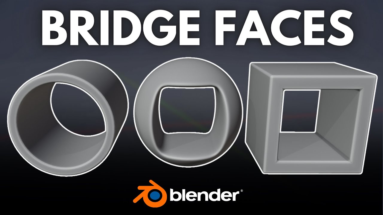 Easily Bridge Faces In Blender Youtube