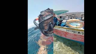 #snorkeing in #Bali #Nusabay 누사베이의 낭만적인 발리