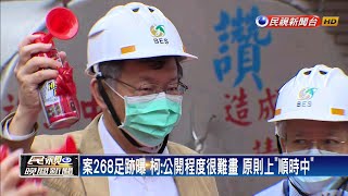 案268足跡僅部分揭露 柯:原則還是「順時中」－民視新聞