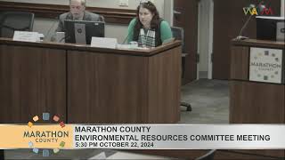 Marathon County Environmental Resources Committee Meeting - 10/22/2024