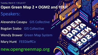 OpenGreenMap2 at Open Data Day 2021