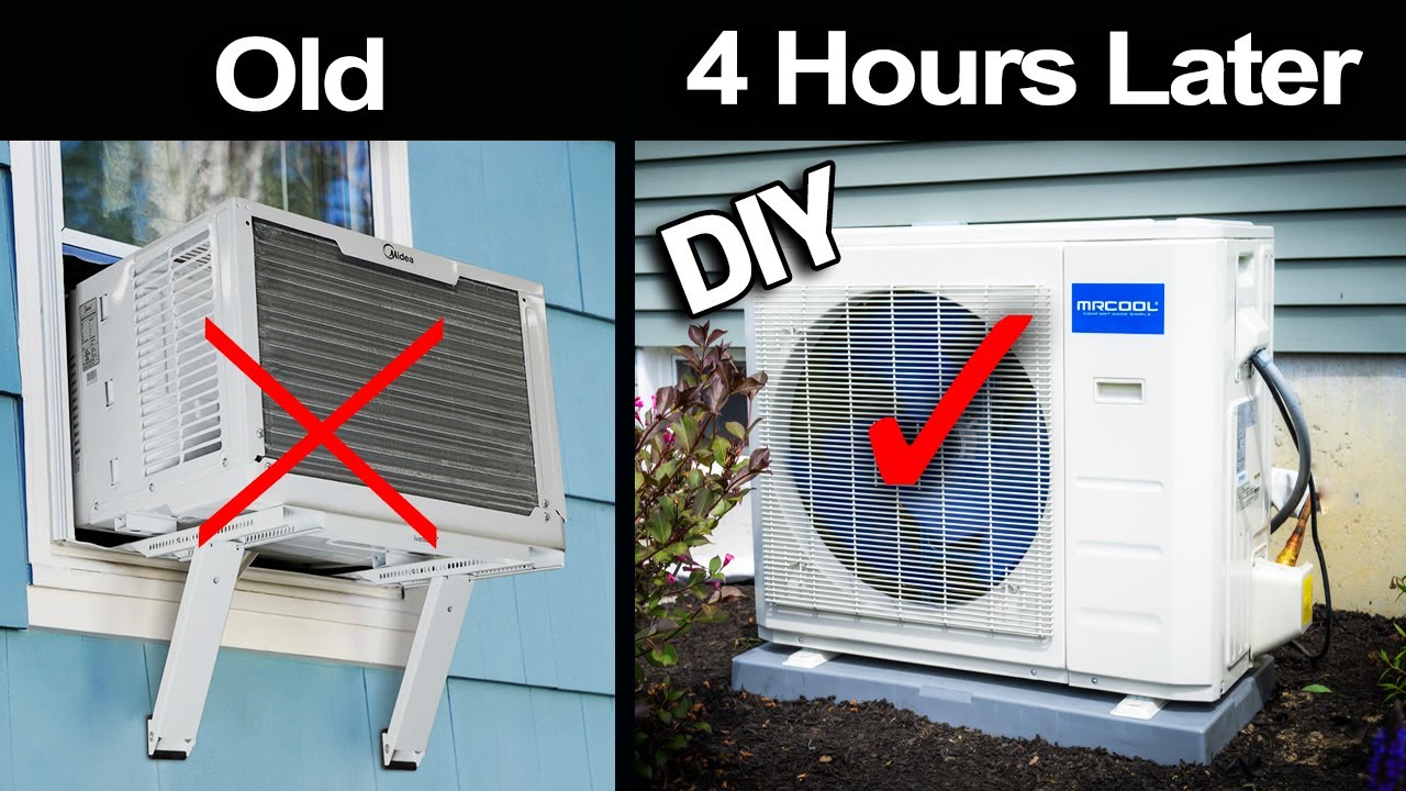 Install your own AIR CONDITIONING in 4 HOURS! DIY Mini Split MR COOL