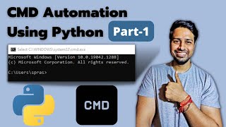 1/2 | Command Prompt(CMD) Automation Using Python | Python Automation | Windows 11