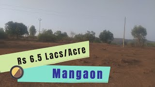 ID 147/186 The Budget land in mangaon just 6.5 lacs per acre 9371129848