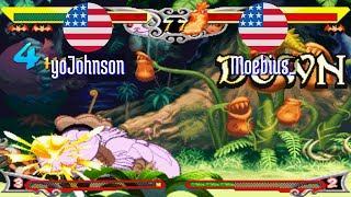 FT3 @vsavj: yoJohnson (US) vs Moebius_ (US) [Vampire Savior vsav Fightcade] Jan 15