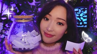 ASMR 🍯 pot à question (triggers, anecdotes, story time, chuchotements)