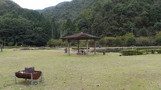 「朝倉ダム湖畔緑水公園キャンプ場（無料）」愛媛県【キャンプ】