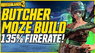 NEW MOZE BUILD! Insane Fire Rate & Damage! // Borderlands 3 Level 72 Butcher Moz