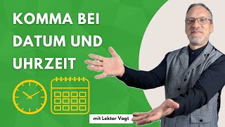 Kommasetzung bei Zeit- und Datumsangaben – so setzt ihr das Komma richtig