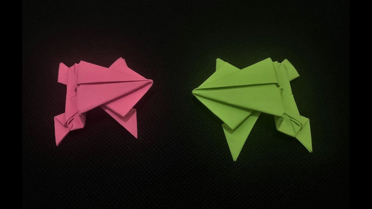 Cara Membuat Origami Katak | How To Make Frog Origami - YouTube