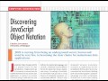Computing Conversations: Discovering JavaScript Object Notation