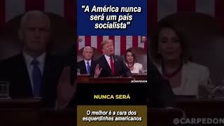 Donald Trump faz discurso contra a Esquerda americana