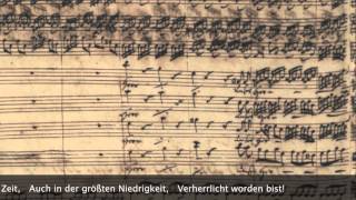 (ヨハネ受難曲第一曲 バッハ自筆譜) BWV245:St.John PassionNr.1 Herr, with Composer's Manuscript