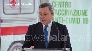 Draghi scherza sugli inglesismi: \