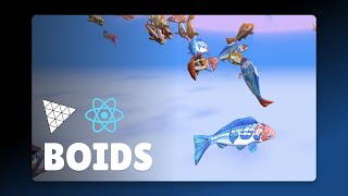 Boids Flocking Simulation with Three.js & React