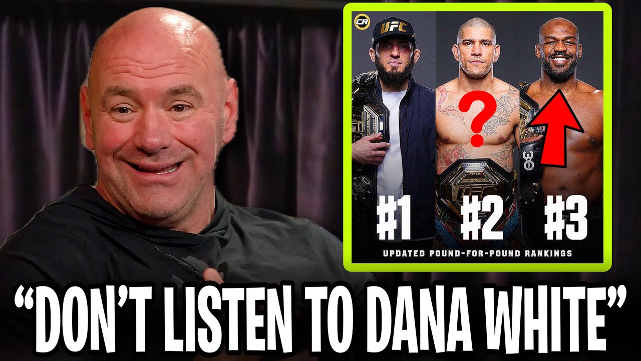 MMA Media DESTROYS Dana White NEW P4P List! Alex Pereira & Islam ...