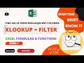 Using XLOOKUP with Filter function to find values from non-adjacent columns in excel