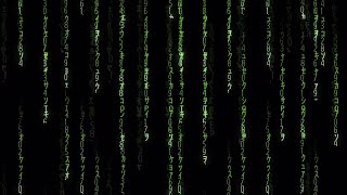 Falling Matrix Code Motion Graphics