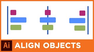 How To Align And Distribute Objects In Illustrator Align Panel Basics How To Align And Distribute Objects In Illustrator Align Panel Basics