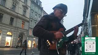 Jazz Nano Street Edition: February Saturday Sunset Busking in Graz: Austria Tour 2025