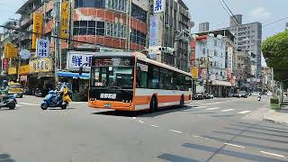 首都客運 62線 經龍山寺 往東園 KKB-1633 弘鉅宇通低地板公車 側面撕掉廣告單