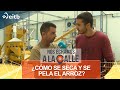 ¿Cómo se seca y se pela el arroz?