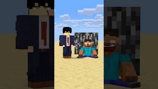 HELP Herobrine To Power Up Lift With Bigger And Bigger Bedrock #friendship #shorts #trending #anime