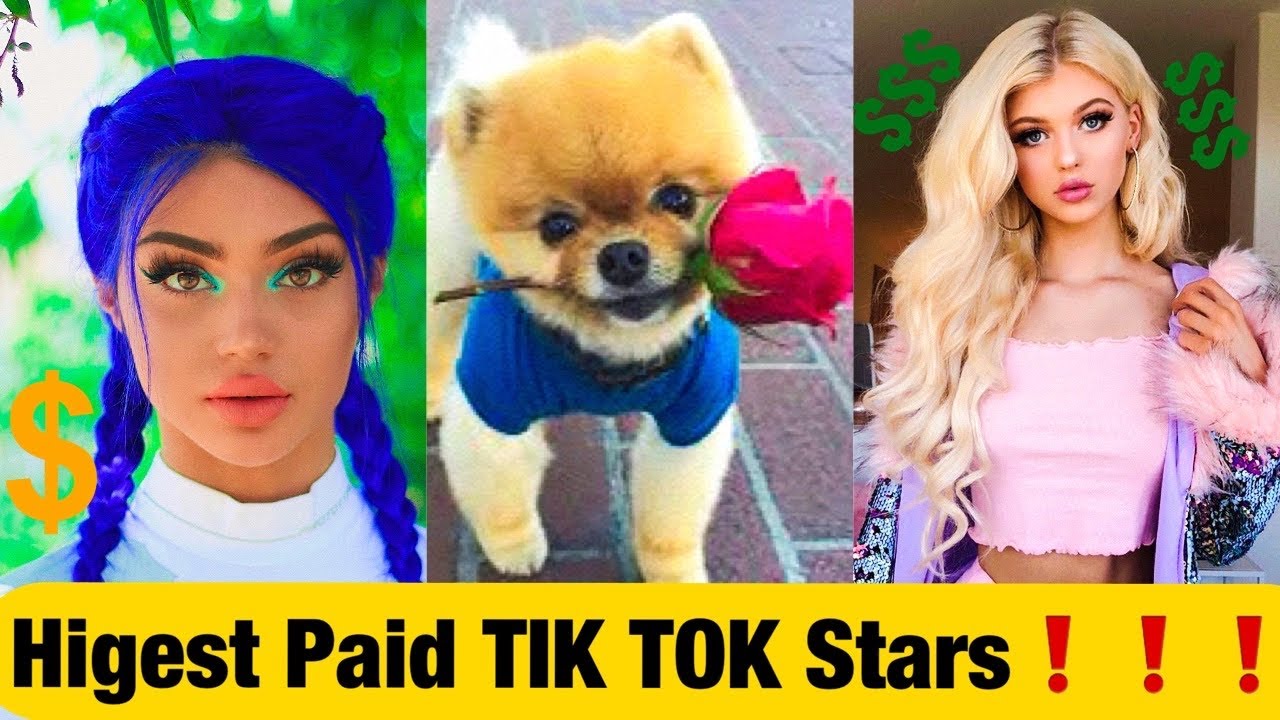 Top 10 Highest Paid TIK TOK Stars In The World - YouTube