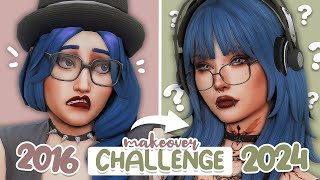 Making over my Old Sims (2016 vs 2024) | Sims 4 Create a Sim Challenge
