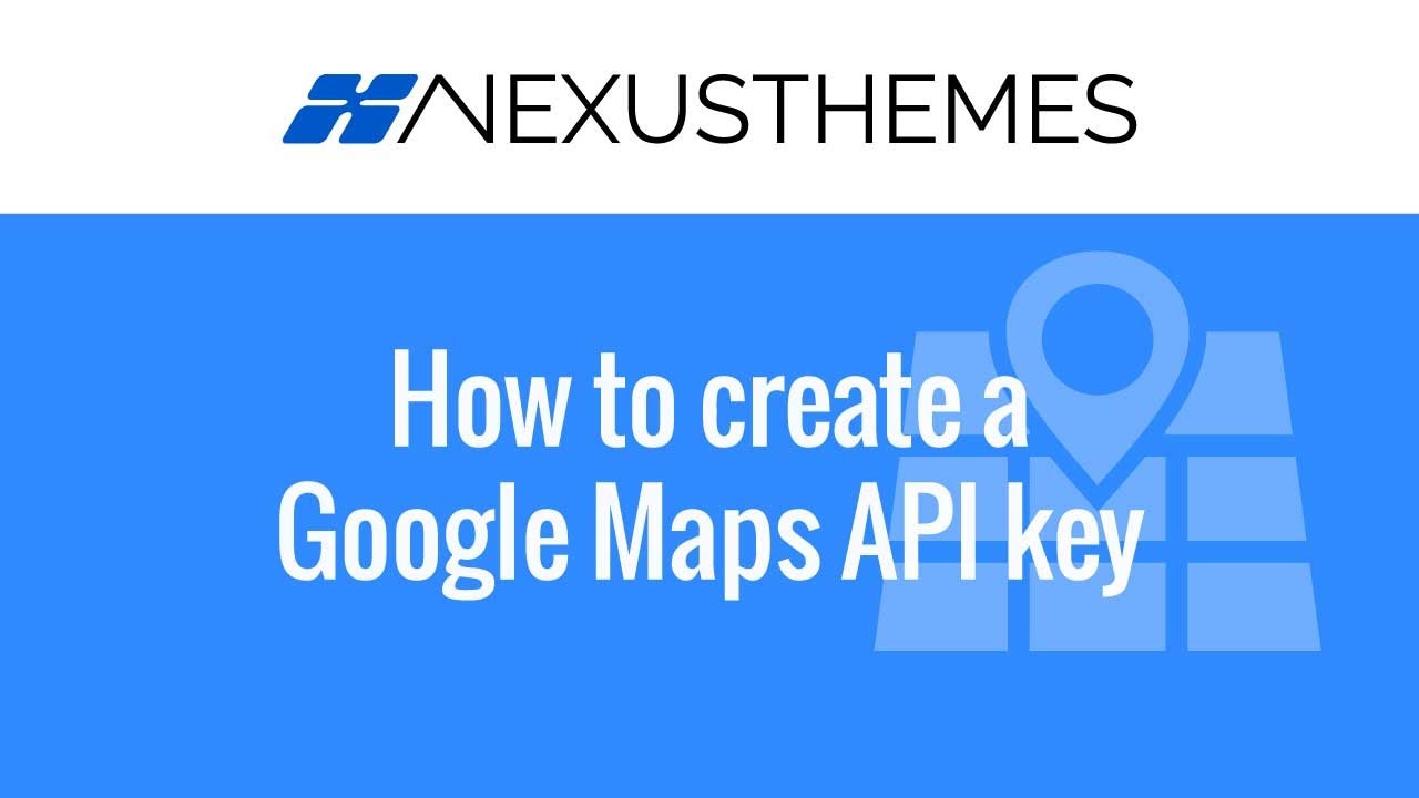 How To Create Google Maps API Key - Step By Step - YouTube