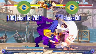 FT5 @sfa2u: (LAR) charlie 17099 (BR) vs shakal30 (BR) [Street Fighter Alpha 2 sfa2 Fightcade] Dec 24