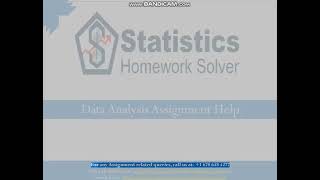 Data Analysis Assignment Help