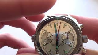 Sturmanskie Vintage USSR Russian Soviet watch Poljot Chronograph 3133 1556