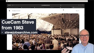 CueCam and Steve Jobs’ 1983 Keynote- Revolutionizing Presentations