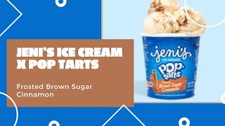 Jeni’s Ice Cream x Pop Tarts Taste Test and Review - Frosted Brown Sugar Cinnamon