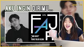 React to UN1TYCoverProject Fajri ft Fiki Adu Rayu Yovie Tulus Glenn cover INA