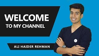 WELCOME TO MY CHANNEL - Intro Video