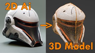 Convert Ai generated 2D images to 3D models for use in Blender and Gravity Sketch.