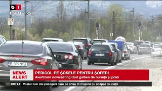 ATENȚIONARE DE COD GALBEN - PERICOL  PE ȘOSELE_Știri B1TV_9 dec. 2023