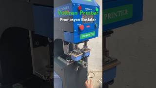 Full Elektrikli Çift Renk Tampon Baskı Makinası ile Promosyon Bardak Basımı