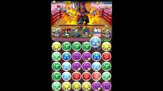 パズドラ【神羅万象チョコ コラボ2　一鬼火勢　超地獄級】始まりの龍喚士・ソニア＝グランPT ノーコン Sランク