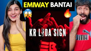 EMIWAY - KR L$DA SIGN REACTION (OFFICIAL VIDEO) (EXPLICIT)  | Emiway Bantai Reaction !!
