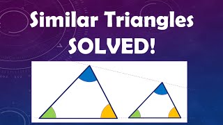 Similar Triangles Made Easy! Math Trick for Finding Missing Sides & Angles
